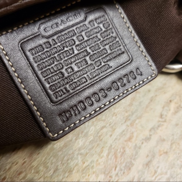 Coach Soho Brown Pebble Grain Leather Satchel H0693-02764 - Picture 9 of 10